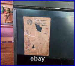 Vintage Metal Store Counter Display Ruff-Stuff Sandpaper Wausau Wisconsin