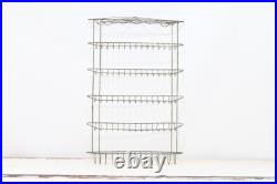Vintage Metal Wire Shelf Wall Display Store Display Rack