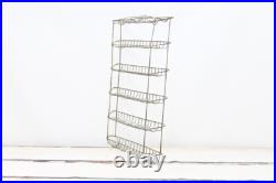 Vintage Metal Wire Shelf Wall Display Store Display Rack