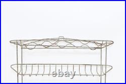 Vintage Metal Wire Shelf Wall Display Store Display Rack