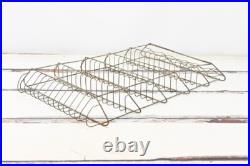 Vintage Metal Wire Shelf Wall Display Store Display Rack