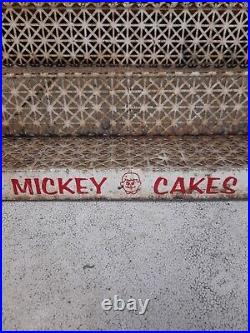 Vintage Mickey Cakes Snack Cakes Counter Display Rack, Shelf