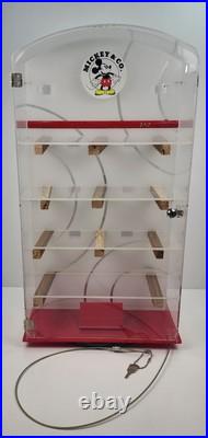 Vintage Mickey & Co Store Counter Display Case Counter Top Rotates Jaz Disney