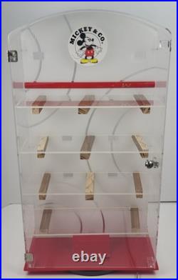 Vintage Mickey & Co Store Counter Display Case Counter Top Rotates Jaz Disney