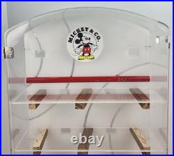 Vintage Mickey & Co Store Counter Display Case Counter Top Rotates Jaz Disney