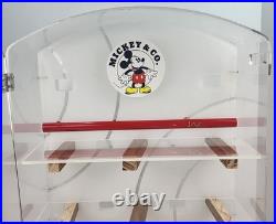 Vintage Mickey & Co Store Counter Display Case Counter Top Rotates Jaz Disney