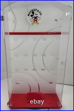 Vintage Mickey & Co Store Counter Display Case Counter Top Rotates Jaz Disney