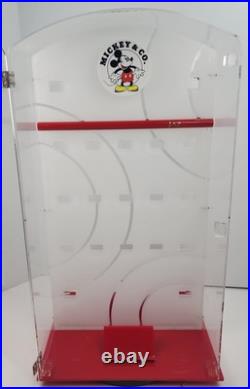 Vintage Mickey & Co Store Counter Display Case Counter Top Rotates Jaz Disney