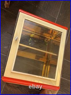 Vintage Mid 1900's Pedro Kaffee German Coffee Shop Counter Display Cabinet