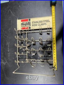 Vintage Mighty Automotive Hose Clamp Display Rack