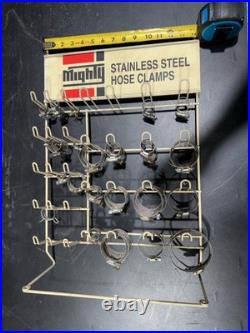 Vintage Mighty Automotive Hose Clamp Display Rack