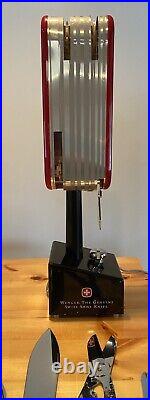 Vintage Motorized Automaton Giant Swiss Army Knife Counter Store Display