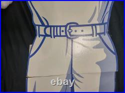 Vintage Mr. Clean Cardboard Standee Store Display Large 78 Long SUT1