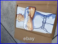 Vintage Mr. Clean Cardboard Standee Store Display Large 78 withbox Rare