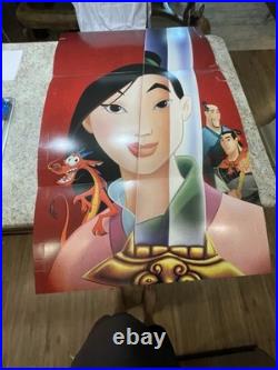 Vintage Mulan Movie 3d Store Display Standee Kit NIB Old Stock