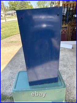 Vintage NAPA Belden Metal Spark Plug Display Cabinet Advertising Part Storage