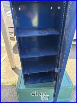 Vintage NAPA Belden Metal Spark Plug Display Cabinet Advertising Part Storage