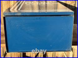 Vintage NAPA Belden Metal Spark Plug Display Cabinet Advertising Part Storage