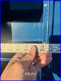 Vintage NAPA Belden Metal Spark Plug Display Cabinet Advertising Part Storage