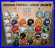 Vintage-NFL-Helmet-Store-Display-Dairy-Queen-Promo-Complete-Set-withstand-rack-HTF-01-rq