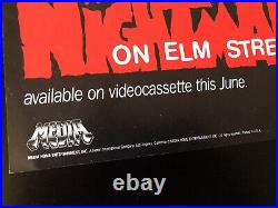Vintage NIGHTMARE ON ELM STREET video store standee poster display