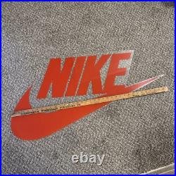 Vintage NIKE Swoosh Hanging Acrylic Sign Store Display / Dealer Issue 90s 36x20