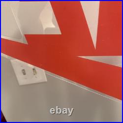 Vintage NIKE Swoosh Hanging Acrylic Sign Store Display / Dealer Issue 90s 36x20