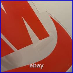 Vintage NIKE Swoosh Hanging Acrylic Sign Store Display / Dealer Issue 90s 36x20