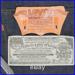 Vintage NWT Levi's 501 Redline Selvedge Denim Store Display Advertisement Jeans