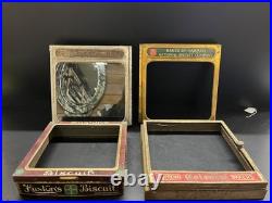 Vintage National Biscuit Company 4 piece advertising display boxes