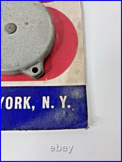 Vintage National Radiator Caps Display Board Automotive Retail Advertisment
