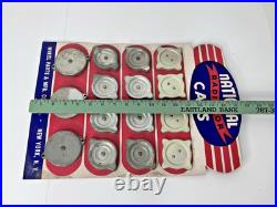 Vintage National Radiator Caps Display Board Automotive Retail Advertisment