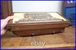 Vintage Neon Sign Freeman Shoe boot Advertising Store Counter Display antique