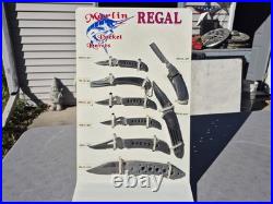 Vintage New NOS MARLIN Regal Pocket Knife Knives Store Counter Display
