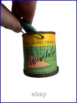 Vintage New Wave The American Paint Co Dripping Paint Pop Art Ashtray NY USA