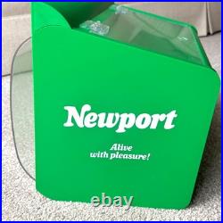 Vintage Newport Cigarette Promo Store Display Case Rare Tobacco Memorabilia