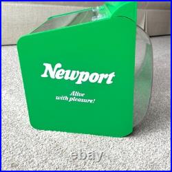 Vintage Newport Cigarette Promo Store Display Case Rare Tobacco Memorabilia
