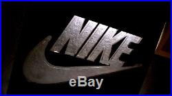 Vintage Nike Logo Sign 18x18 Original Light Display Store Swoosh Advertising