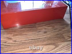 Vintage Nike Orange Sign Store Display 18 X 18 Swoosh Logo OG Please Read