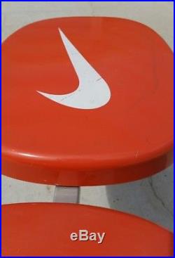 Vintage Nike Swoosh Just Do It Store Display Bench Chair Seat Mancave #2