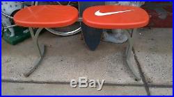 Vintage Nike Swoosh Just Do It Store Display Shoe Bench Chair Seat MCM