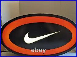 Vintage Nike Swoosh Logo Light Up Sign Store Display 1990s 90s Tested Working