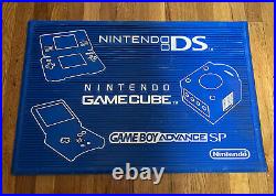 Vintage Nintendo Gamecube GBA SP DS Rubber Store Display Kiosk Mat ToysRus