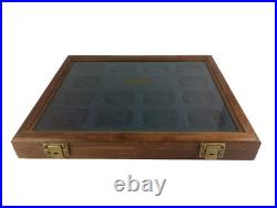 Vintage O. AMES CO. 14 SLOT ADVERTISING STORE DISPLAY CASE Parkersburg WV