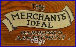 Vintage Oak Accordion Harmonica Merchant Store Display Case Hohner Hotz & Pohl