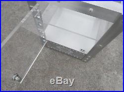 Vintage Oakley X-Metal Solid Aluminum Table Top Shelf Display Case Single Shelf