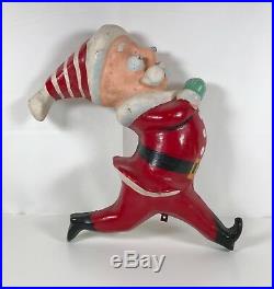Vintage Old King Cole Esky Esquire Christmas Store Display Advertising Figure
