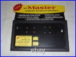 Vintage Old Lock Master Padlock Security Store Counter & Wall Display