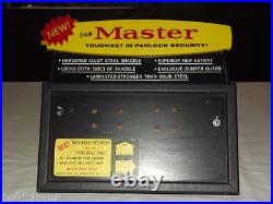 Vintage Old Lock Master Padlock Security Store Counter & Wall Display