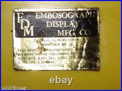 Vintage Old Lock Master Padlock Security Store Counter & Wall Display